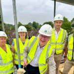 Celebrating the Topping Out of Gayton House in Yateley