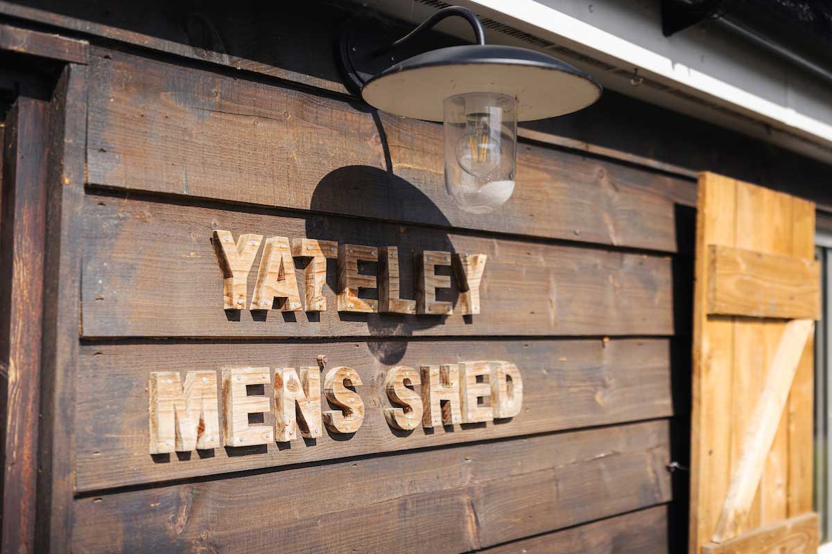 Members at work in Yateley Men's Shed, one of the clubs in Yateley for over 50s